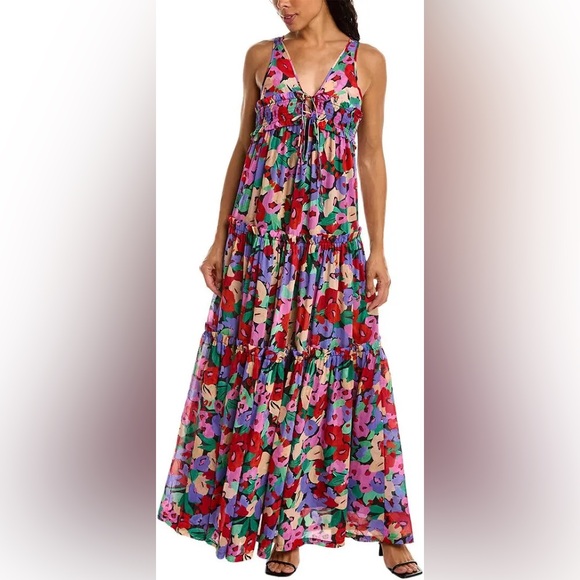 NICHOLAS Dresses & Skirts - NICHOLAS MYLA SILK-BLEND MAXI DRESS NWT